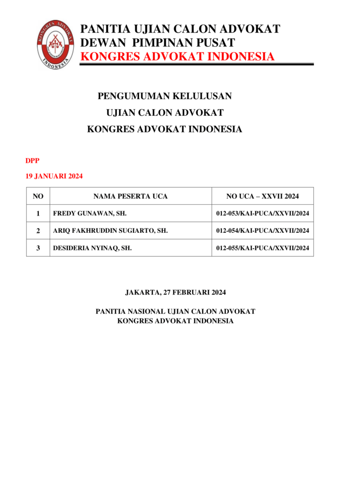 Lulus DPP KAI